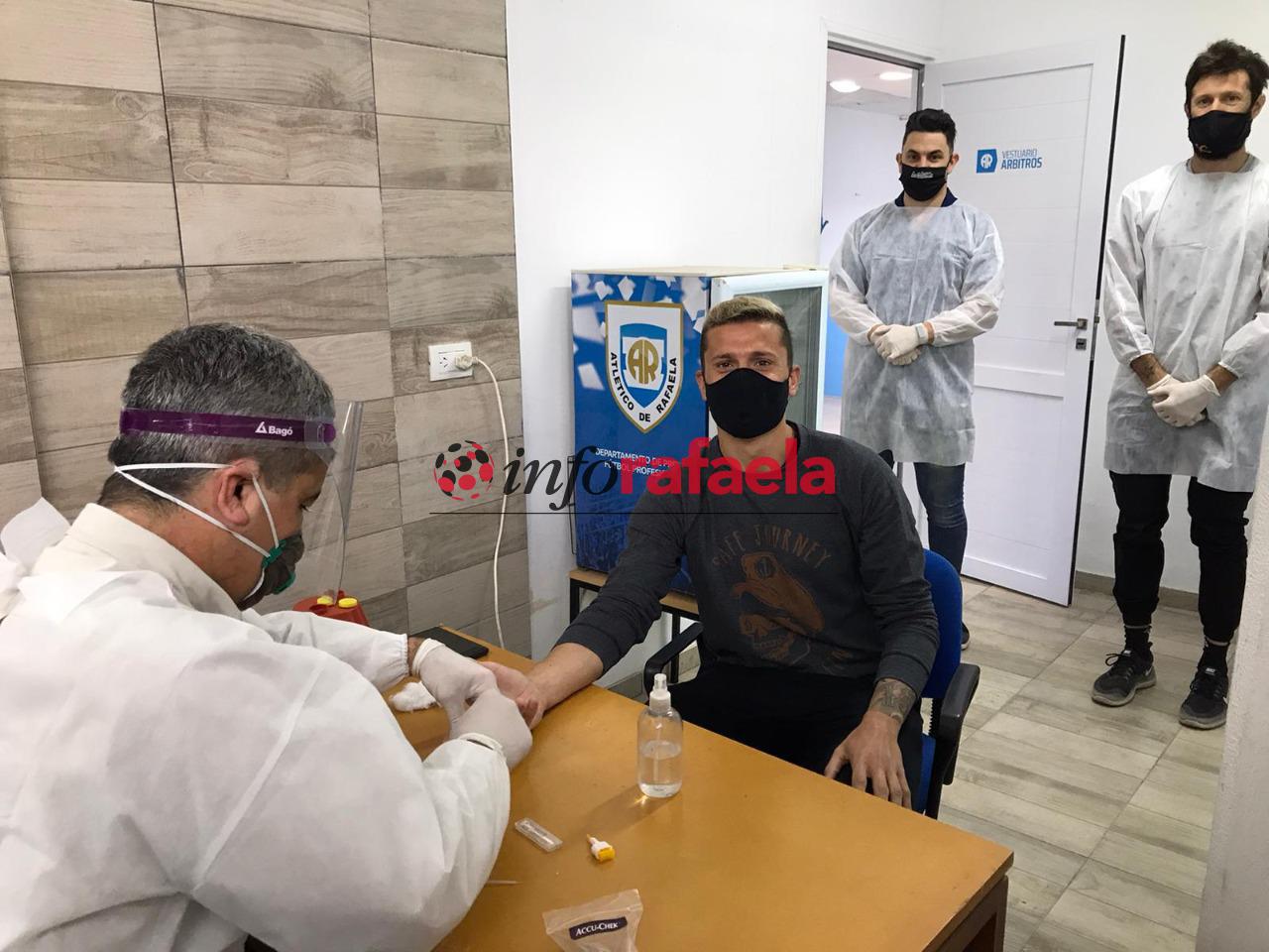 Emiliano Romero en los testeos que se realizaron en Atlético de Rafaela Emiliano Romero en los testeos que se realizaron en Atlético de Rafaela