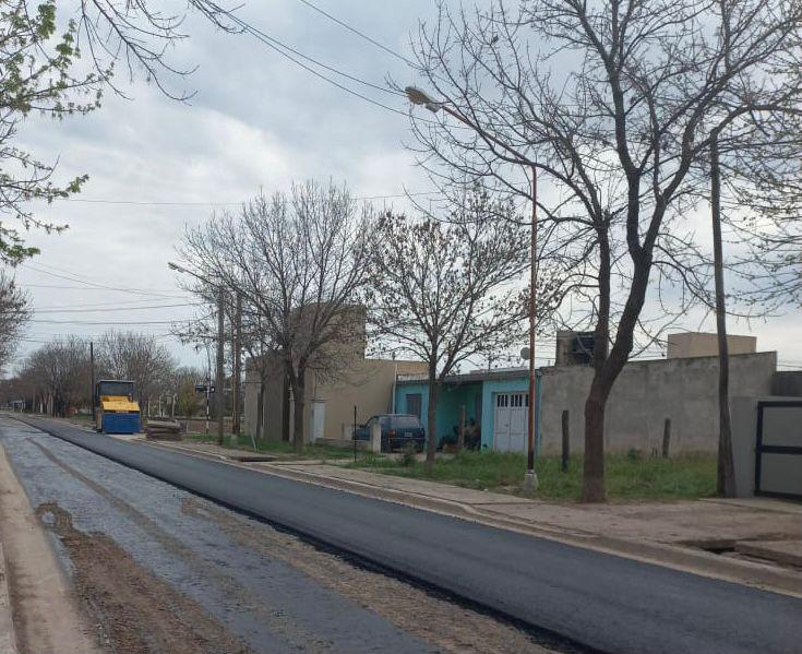 La Municipalidad de Sunchales finaliza otra etapa de pavimentación