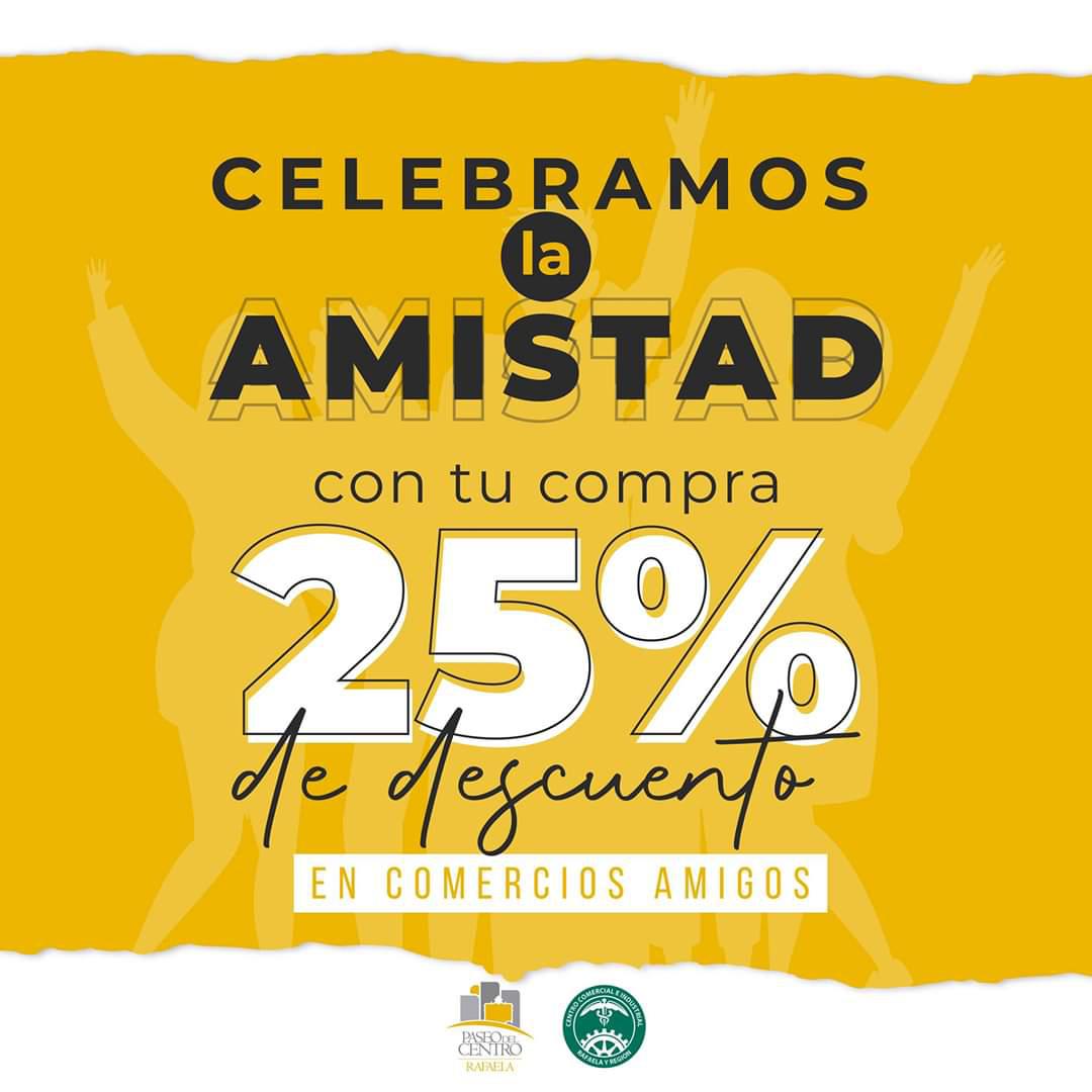 Los comercios celebran la amistad con una promoción en conjunto