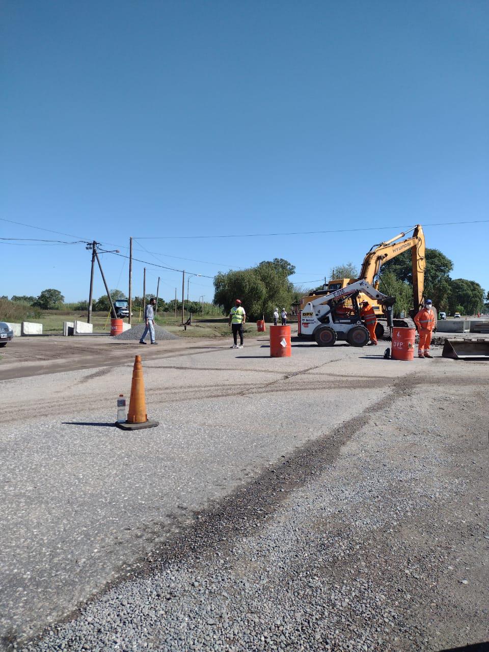 Obras de alcantarillado en Bella Italia