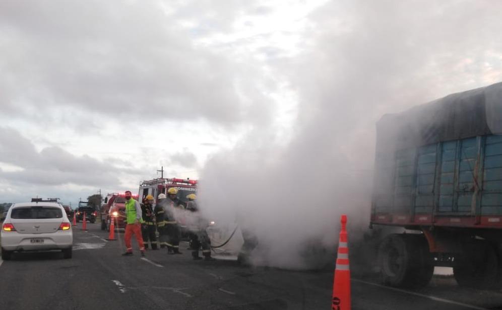 Incendio camion-