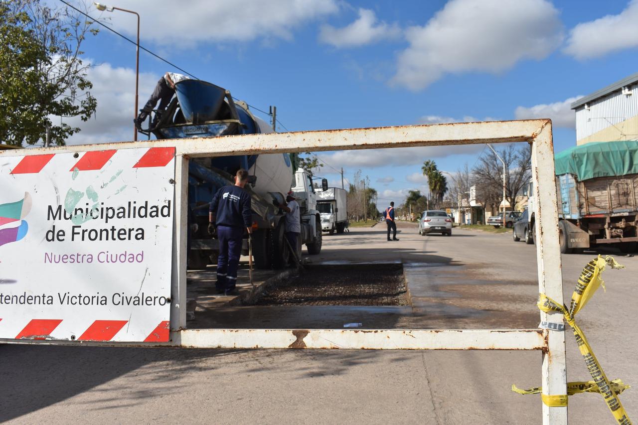 Plan de Bacheo en Frontera -