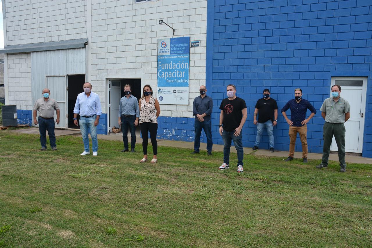 Sunchales: el intendente Toselli recibió a funcionarios del Ministerio de Trabajo provincia