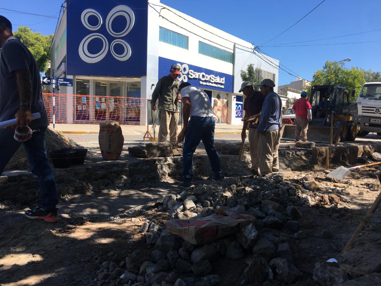 obra en avenida santa fe