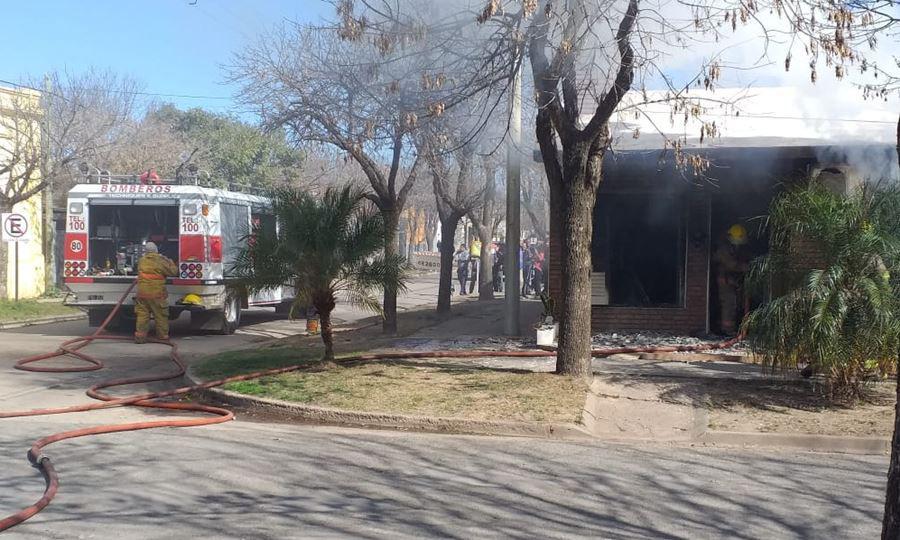 incendio vivienda sunchales