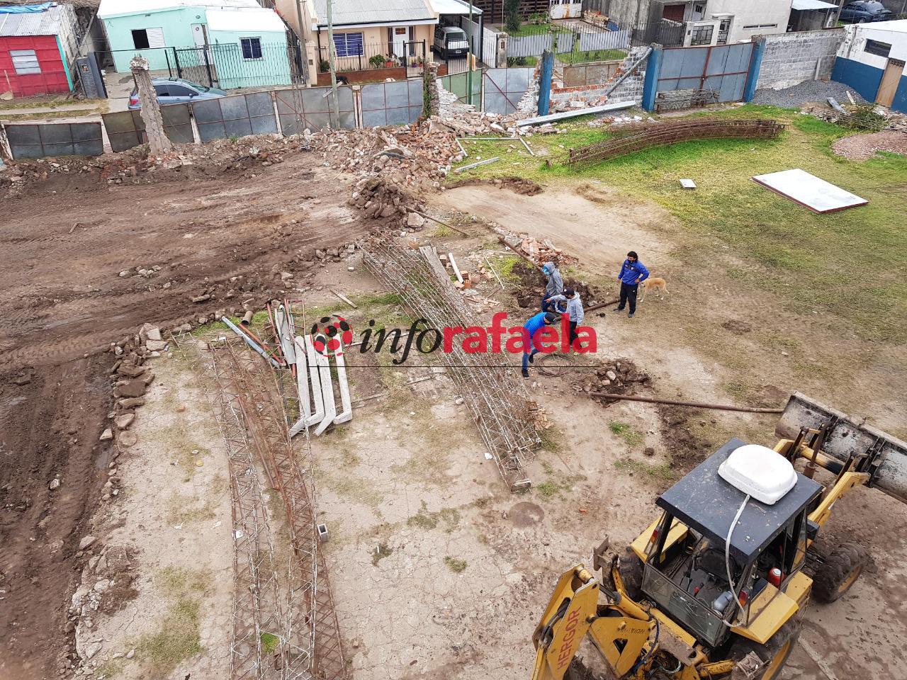 En medio de la polémica, iniciaron los trabajos en el Polideportivo - Sportivo Norte -