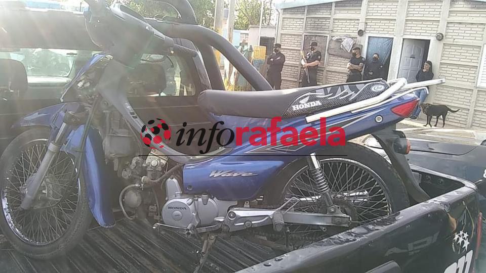 moto secuestrada-