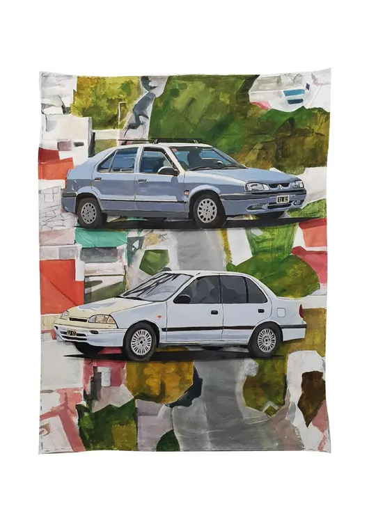 OLIVIER -B_Poeta_Lugones (triptico) 2023 96x73cm Acrilico mdf lienzo