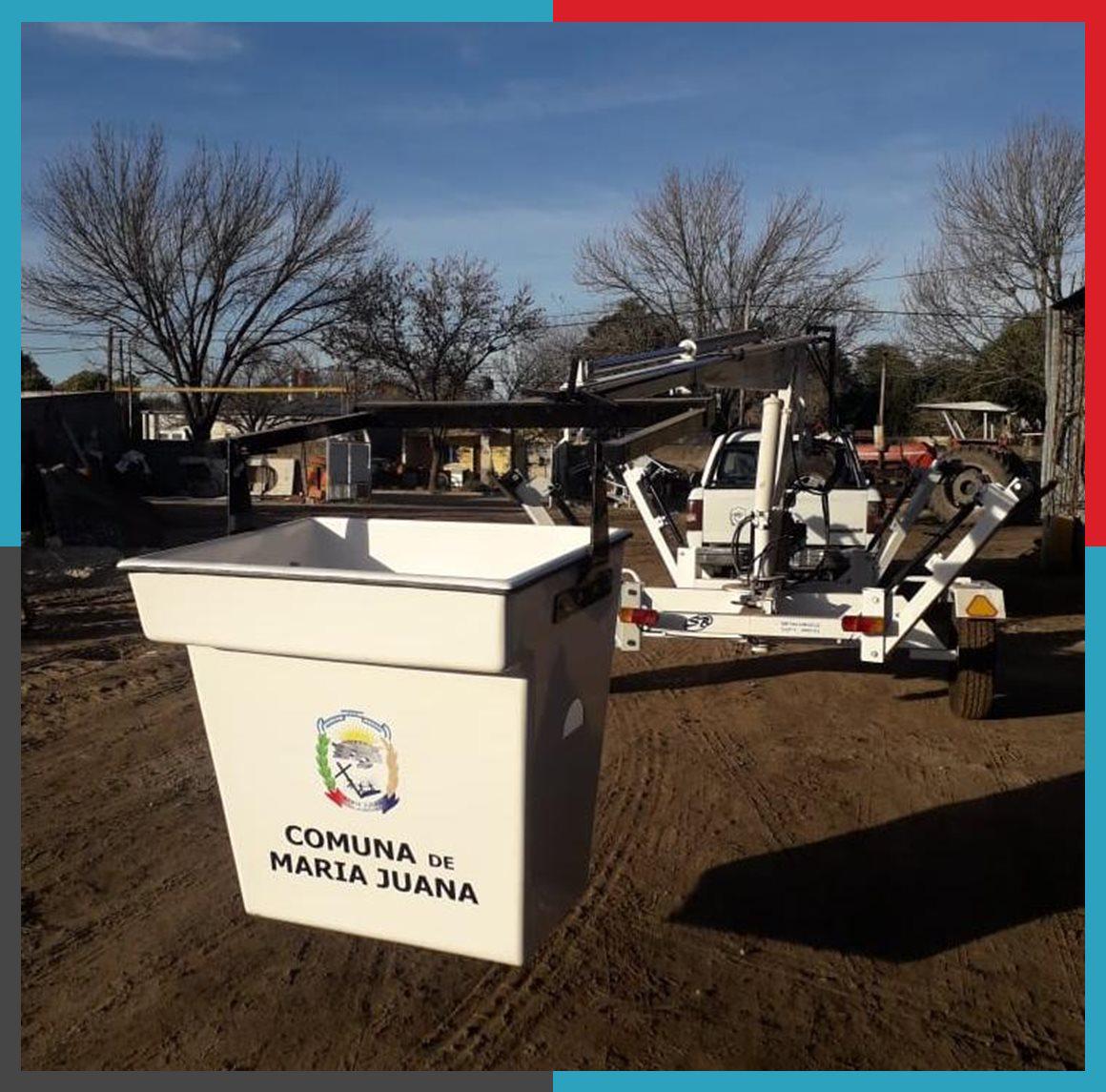 Comuna de María juana adquirió una grua - 
