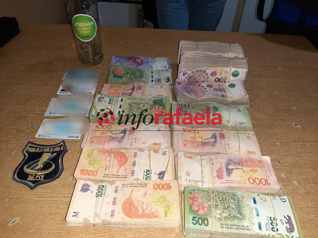 dinero incautado