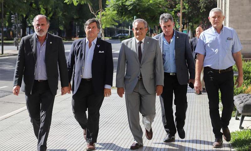 Mesa de enlace - Principales dirigentes del agro -