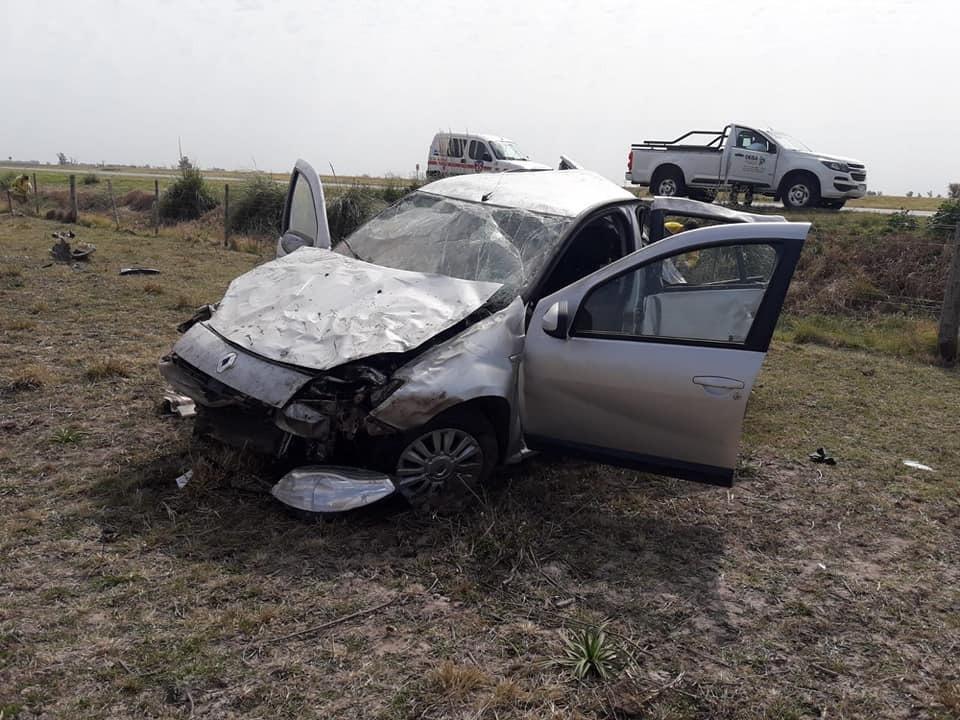 Ruta 34 y Autovía Nacional 19: hubo dos vuelcos en Susana y Angélica