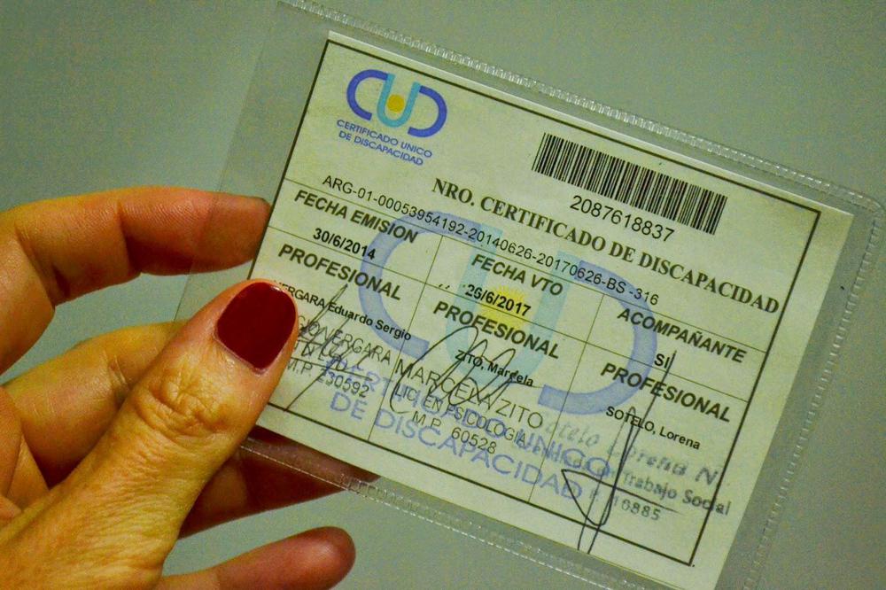certificado unico de discapacidad