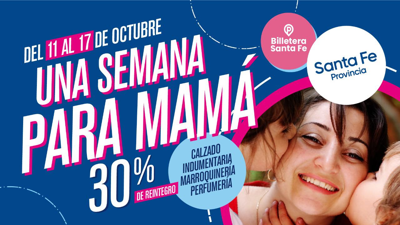 billetera santa fe dia de la madre