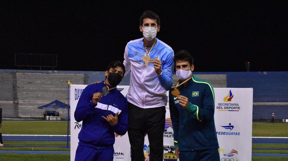 Germán Chiaraviglio logró su cuarto título Sudamericano de Atletismo