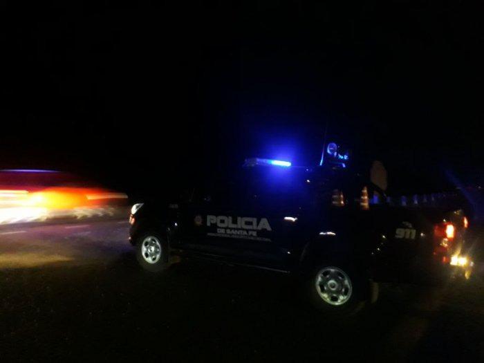 Patrullero accidente