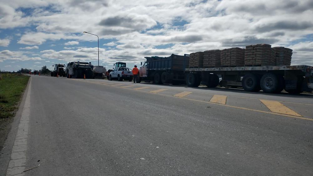 Comenzó la repavimentación de 35 kilómetros de la ruta 13