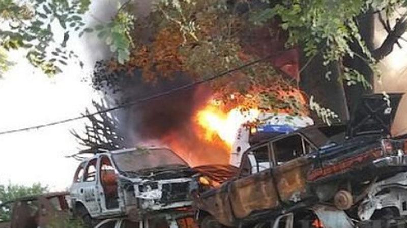 incendio depósito