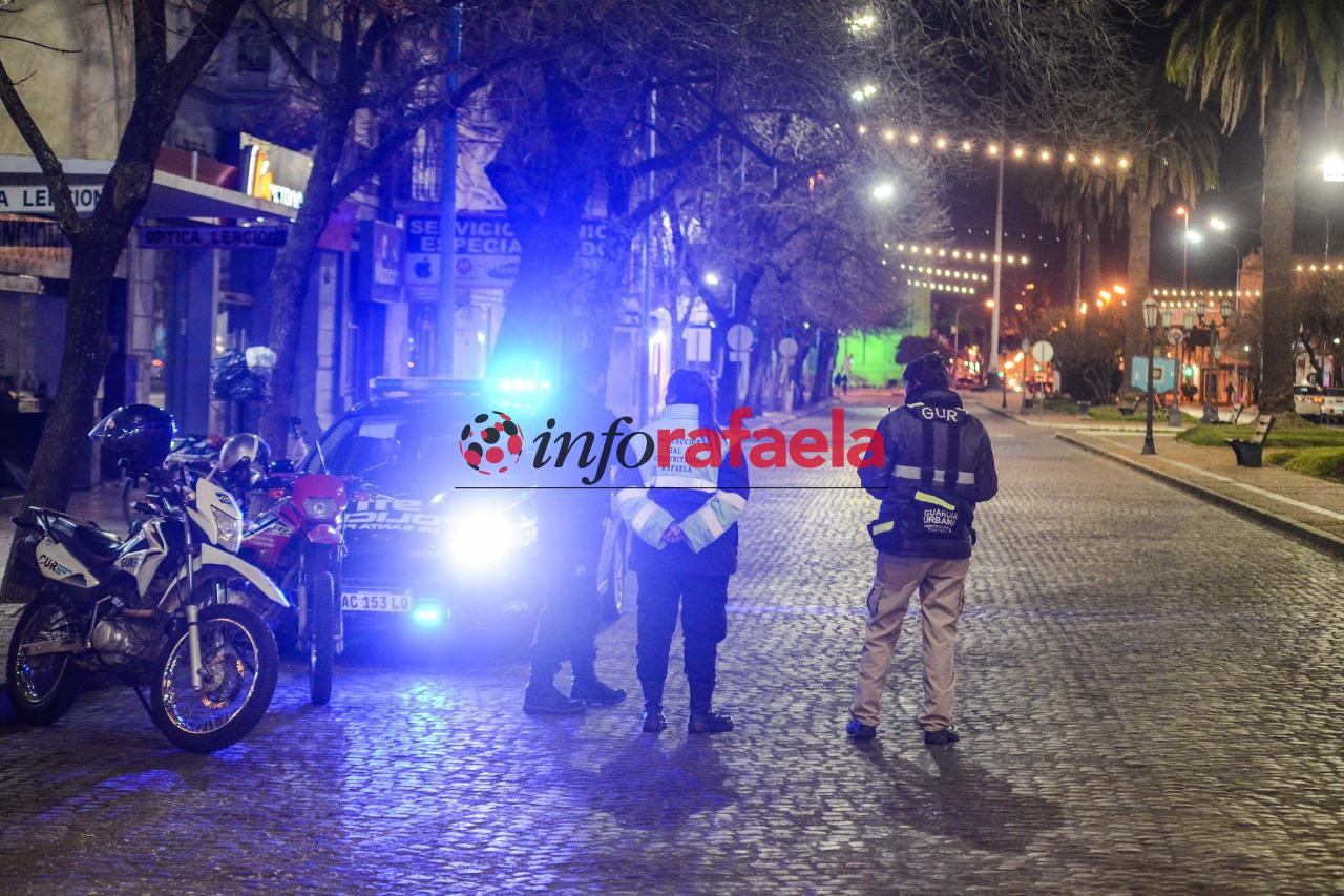 Anoche comenzó la "caravana" para poder controlar los festejos - Controles viales - controles en Rafaela -